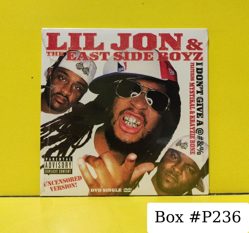 Lil' Jon & The East Side Boyz Featuring Mystikal & Krayzie Bone - I Don't Give A @#&% - New - Sealed - DVDs & Blu-Rays - DVD Single - Promo