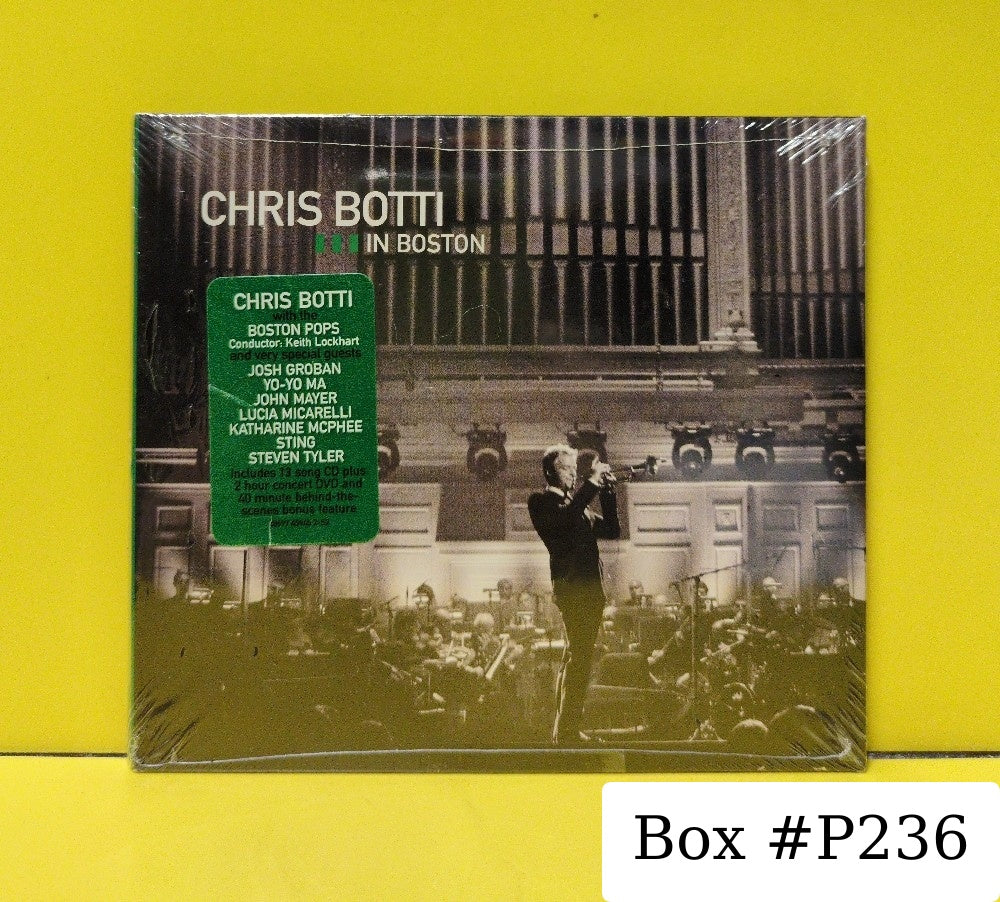 Chris Botti - In Boston - 2009 - 88697 45945 2 - New - Sealed - CDs - CD/DVD Set