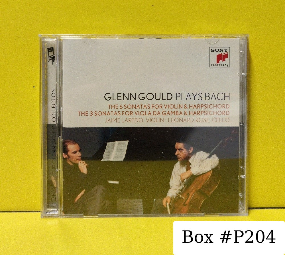 Glenn Gould Plays Bach, Jaime Laredo • Leonard Rose - The 6 Sonatas For Violin & Harpsichord • The 3 Sonatas For Viola Da Gamba & Harpsichord  - 2012 - 88725412822-01 - Used - EX - CDs - 2xCD - European Import