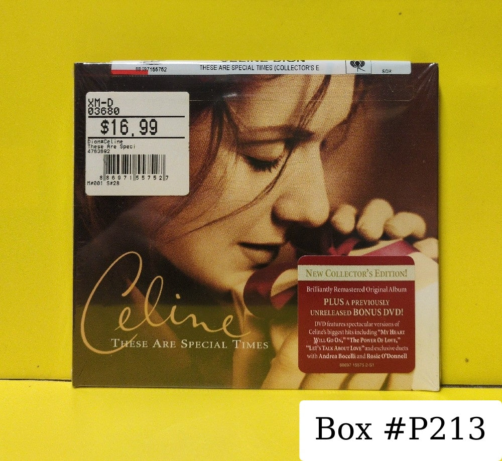 Celine Dion - These Are Special Times - 2007 - 88697 15575 2 - New - Sealed - CDs - CD/DVD Set