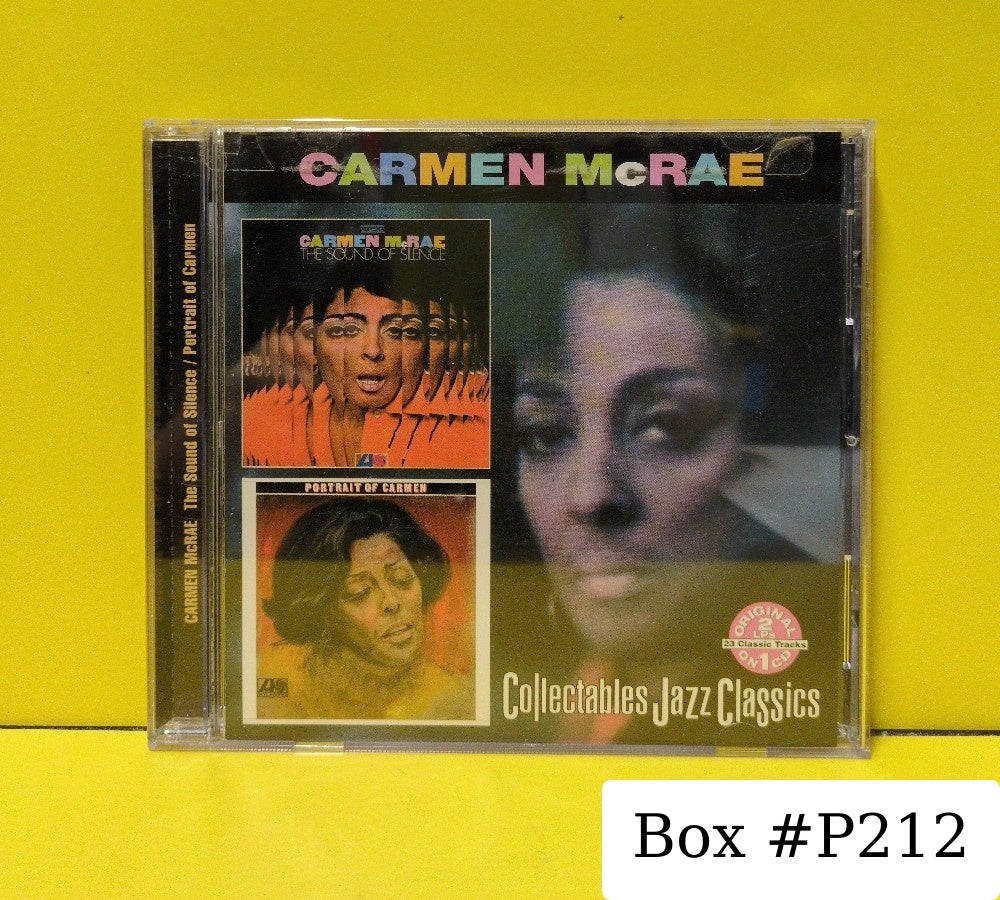 Carmen McRae - The Sound Of Silence / Portrait Of Carmen - 2001 - COL CD 6835 - Used - EX - CDs - Misprint