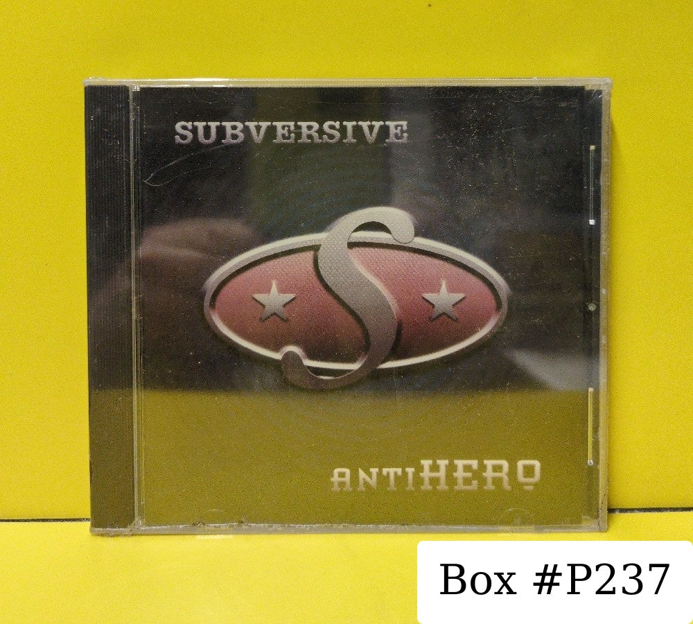 Subversive - Antihero - 2003 - New - Sealed - CDs