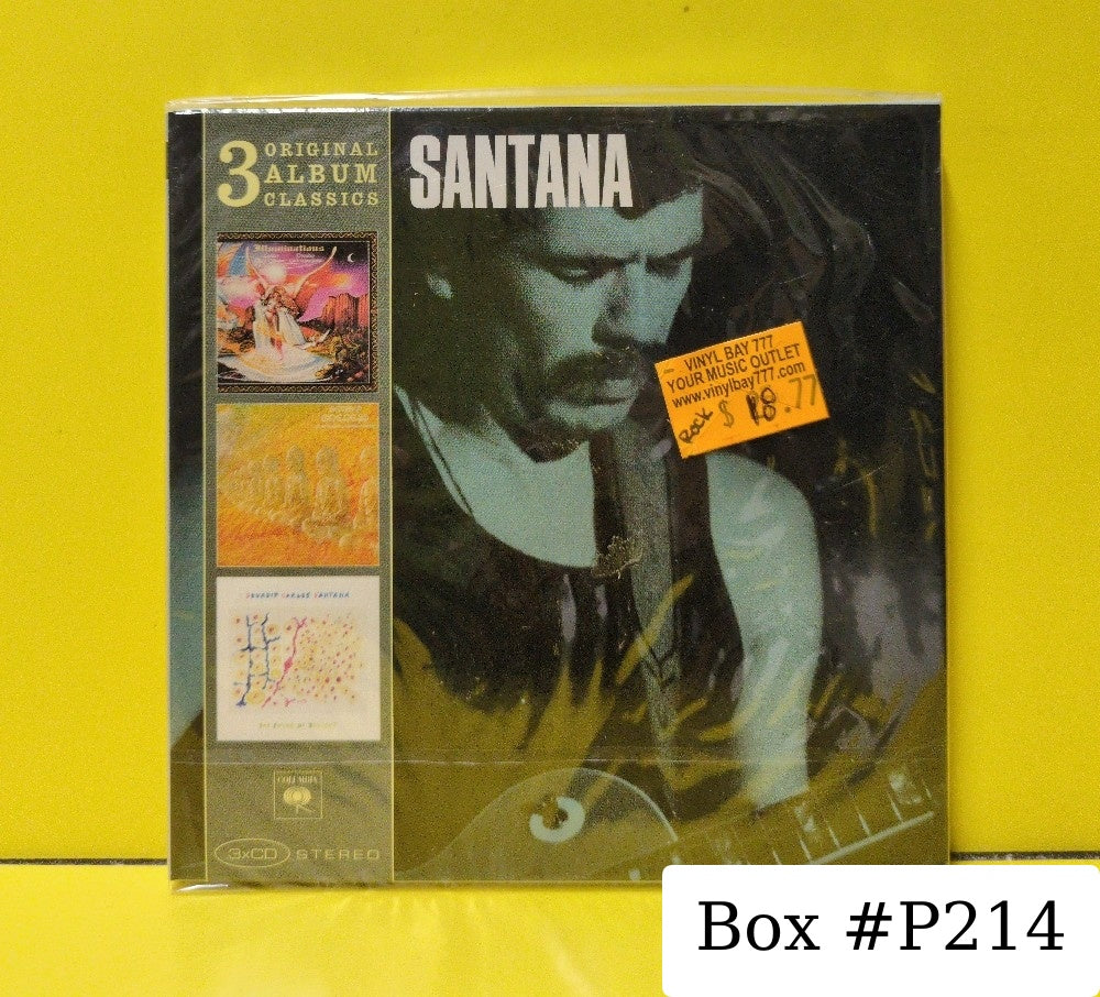 Santana - 3 Original Album Classics - 2010 - 88697626062 - New - Sealed - CDs - 3xCD Box Set - European Import
