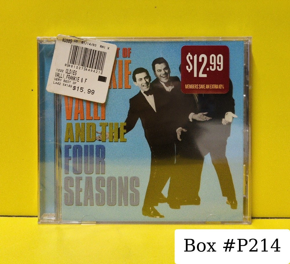 Frankie Valli And The The Four Seasons - The Very Best Of Frankie Valli And The Four Seasons - 2002 - R2 74494 - New - Sealed - CDs