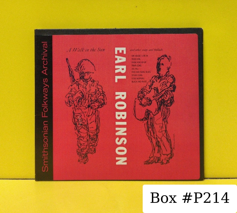Earl Robinson - A Walk In The Sun and Other Songs and Ballads - 2007 - FA 2324 - Used - EX - CDs - Enhanced - Remastered - Mono