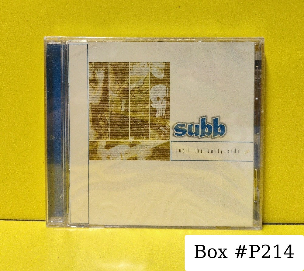 Subb - Until The Party Ends - 2000 - Stomp024 - New - Sealed - CDs - Canadian Import