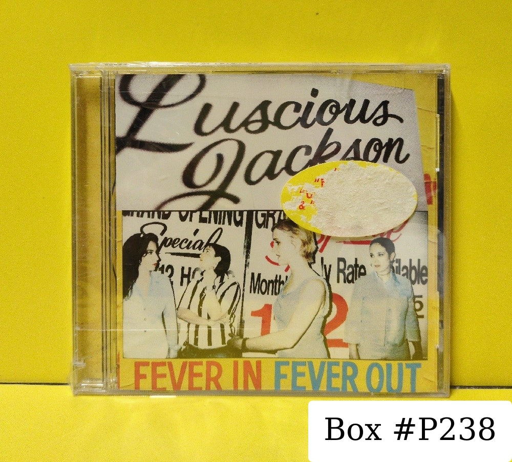 Luscious Jackson - Fever In Fever Out - 1996 - CDP 7243 8 35534 2 6 - New - Sealed - CDs