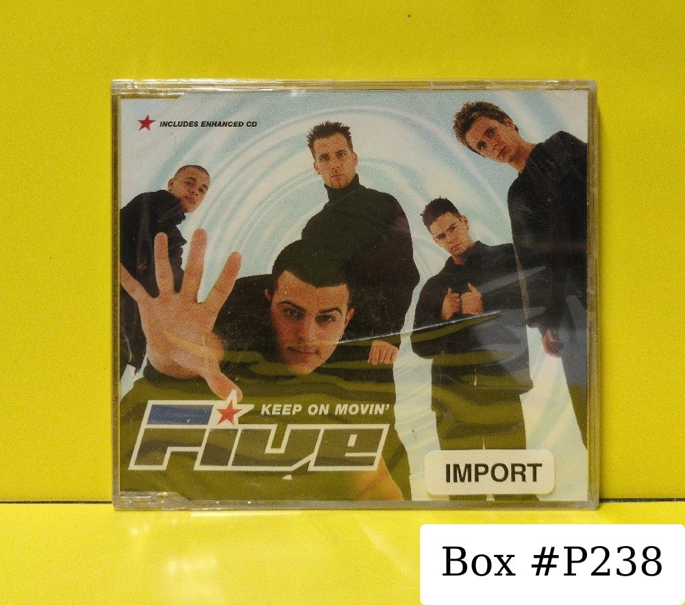 Five - Keep On Movin' - 1999 - 74321711892 - New - Sealed - CDs - CD Single - European Import