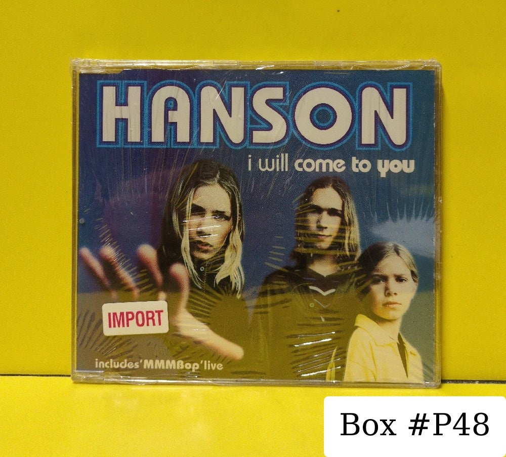 Hanson - I Will Come To You - 1997 - 568 067-2 - New - Sealed - CDs - CD Single - UK Import