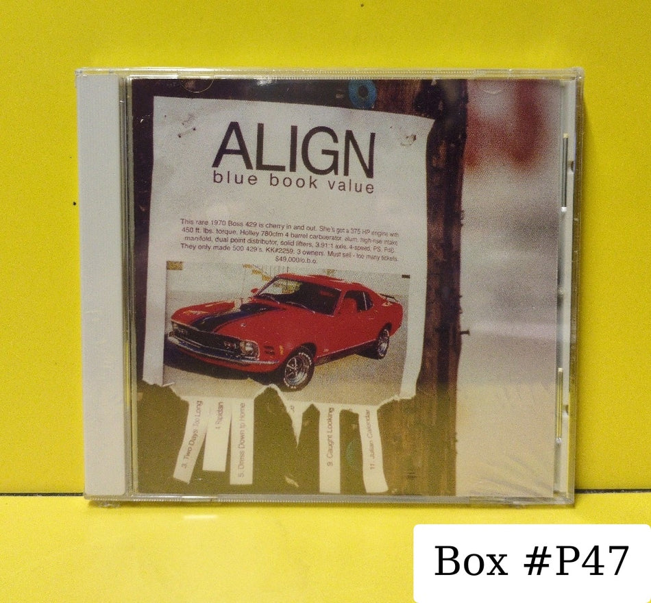 Align - Blue Book Value - 2003 - BWR0013 - New - Sealed - CDs