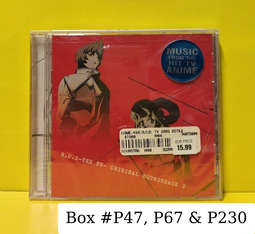 Taku Iwasaki - R.O.D -The TV- Original Soundtrack 2 - 2004 - 5252-2 - New - Sealed - CDs