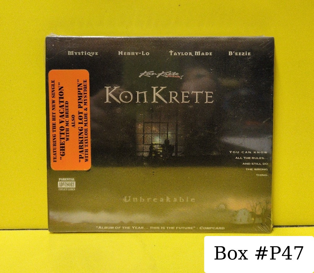 KonKrete - Unbreakable - 2004 - IME 002 - New - Sealed - CDs