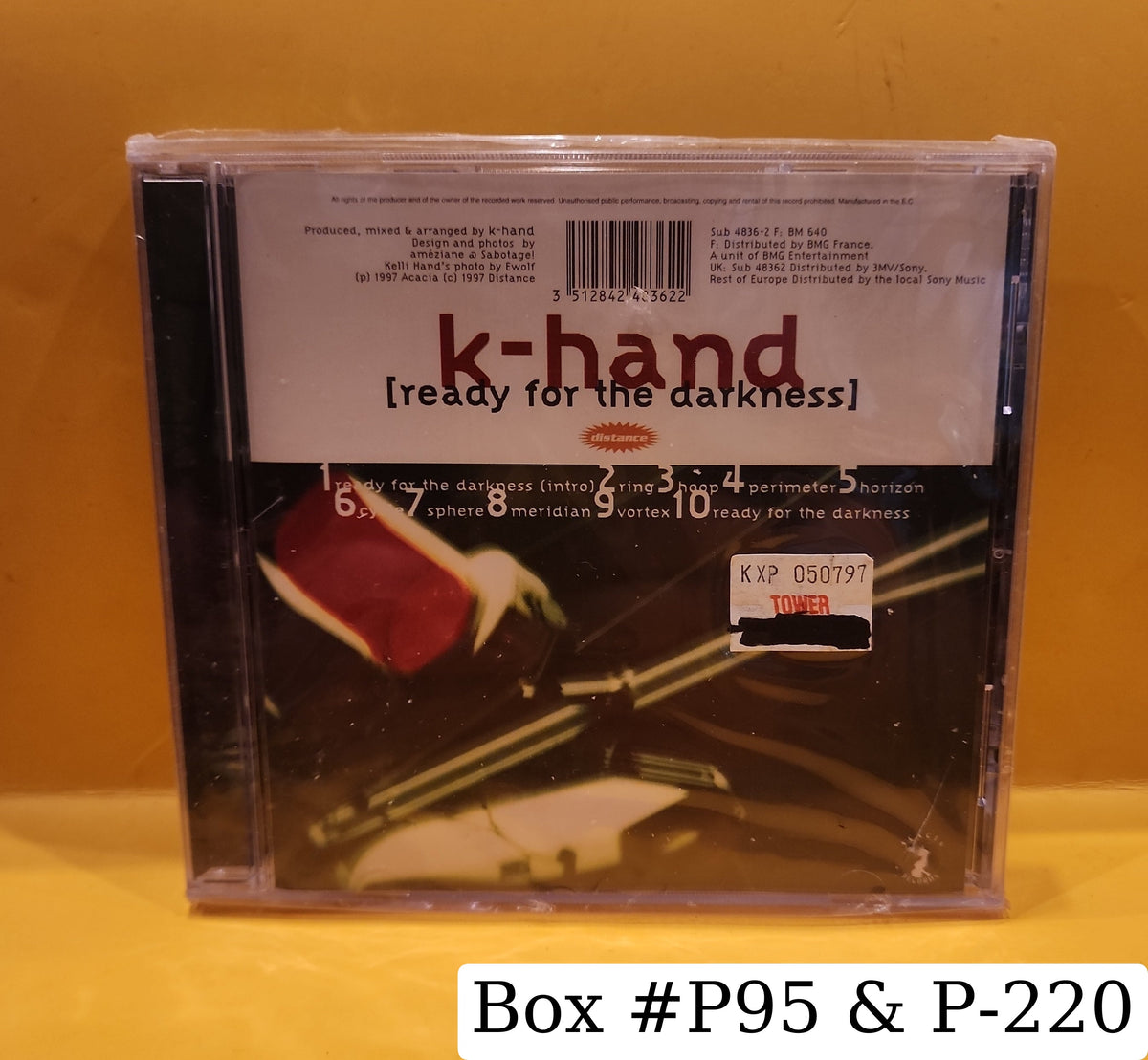 K-Hand - Ready For The Darkness - 1997 - Sub 4836-2 New - Sealed - CDs