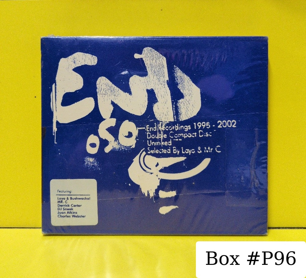 Various, Selected By Layo & Mr. C - End 050. End Recordings 1995 - 2003 - ENDCD004 - New - Sealed - CDs - 2xCD - UK Import