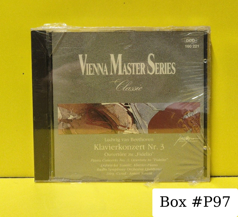 Ludwig van Beethoven, Dubravka Tomšič, Radio Symphony Orchestra Ljubljana, Anton Nanut - Klavierkonzert Nr. 3 / Oüverture Zu „Fidelio“ - 1988 - CD 160 221 - New - Sealed - CDs - Germany Import