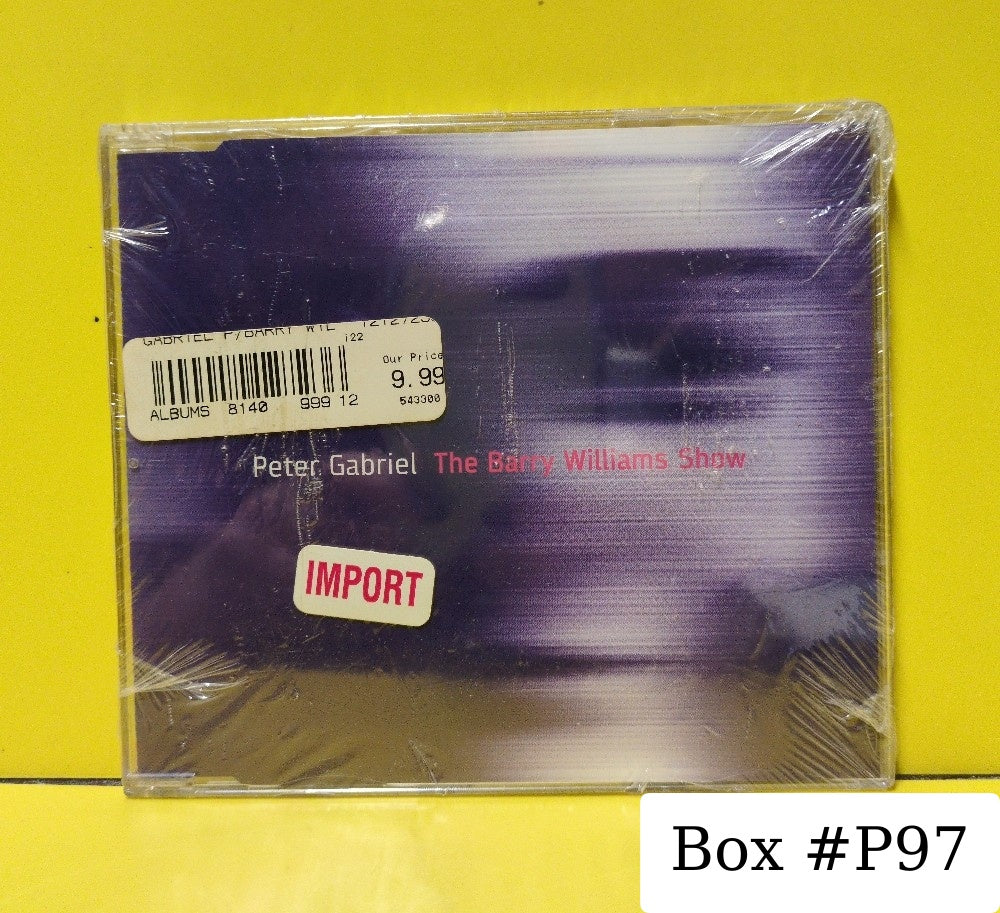 Peter Gabriel - The Barry Williams Show - 2002 - PGSCD13 - New - Sealed - CDs - CD Single - UK & European Import