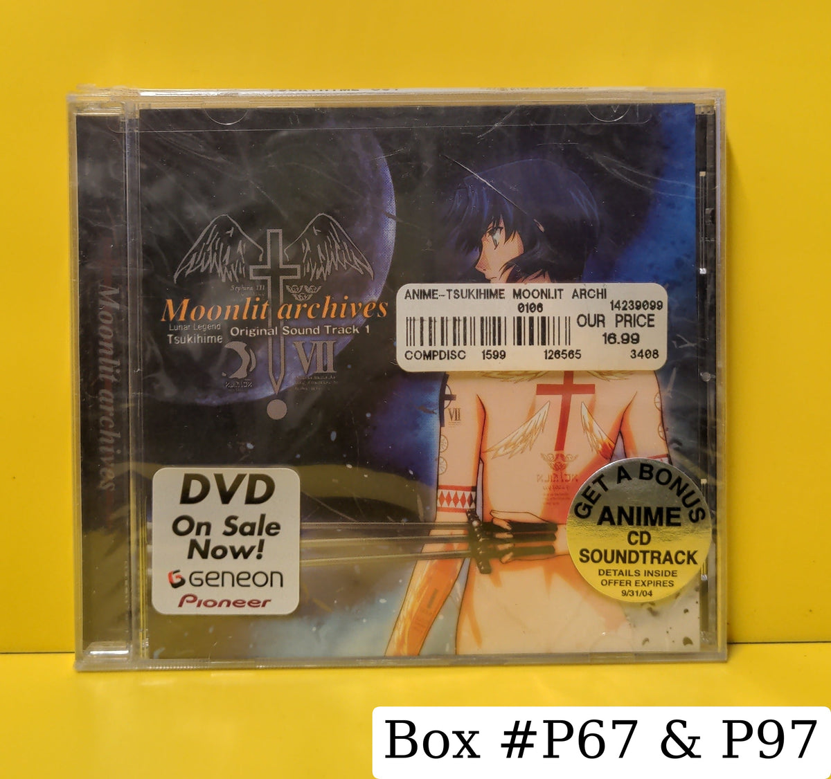 Toshiyuki O'mori - Moonlit Archives Lunar Legend Tsukihime Original Sound Track 1 - 2003 - 5242-2 New - Sealed - CDs