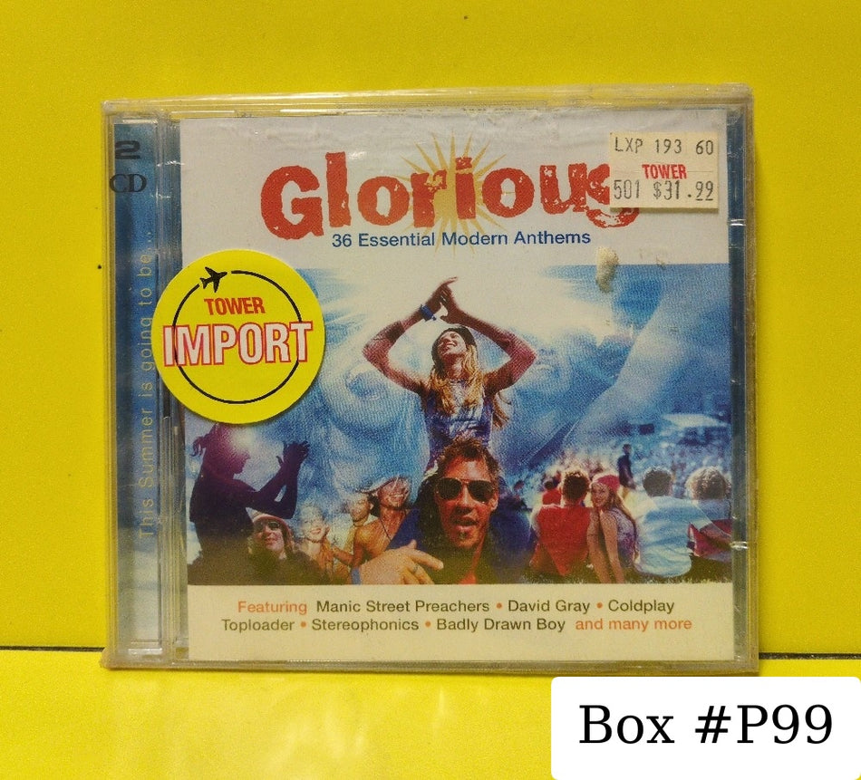 Various - Glorious - 2001 - STVCD112 - New - Sealed - CDs - 2xCD - UK Import