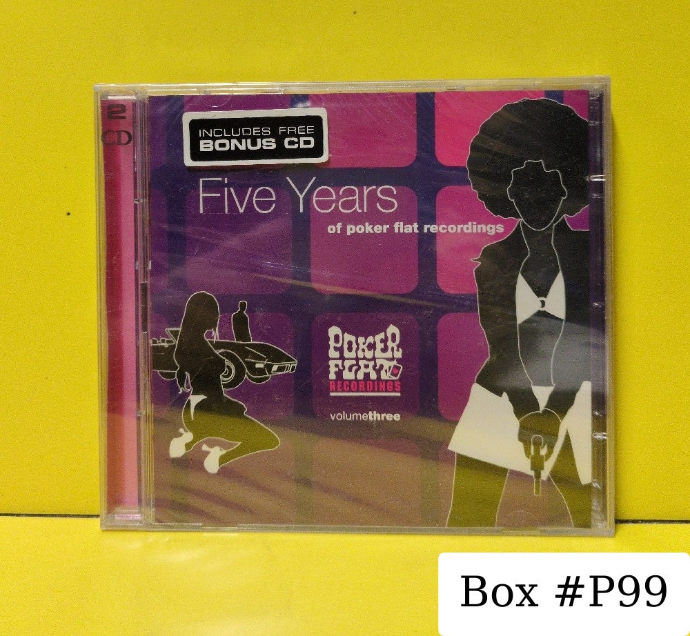 Various - Volume Three - Five Years Of Poker Flat Recordings - 2004 - PFR CD10 - New - Sealed - CDs - 2xCD