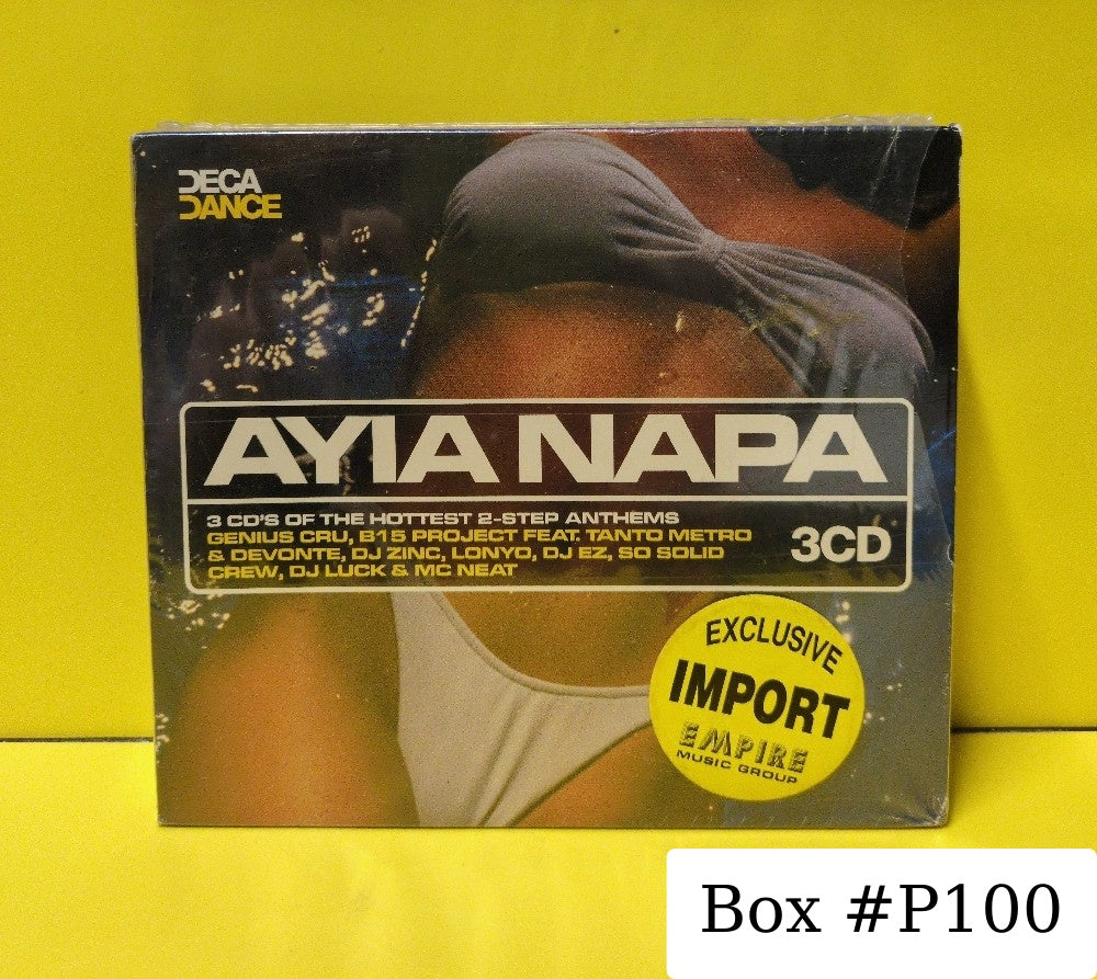Various - Ayia Napa - 2001 - DECBOX10CD - New - Sealed - CDs - 3xCD Box Set - UK Import
