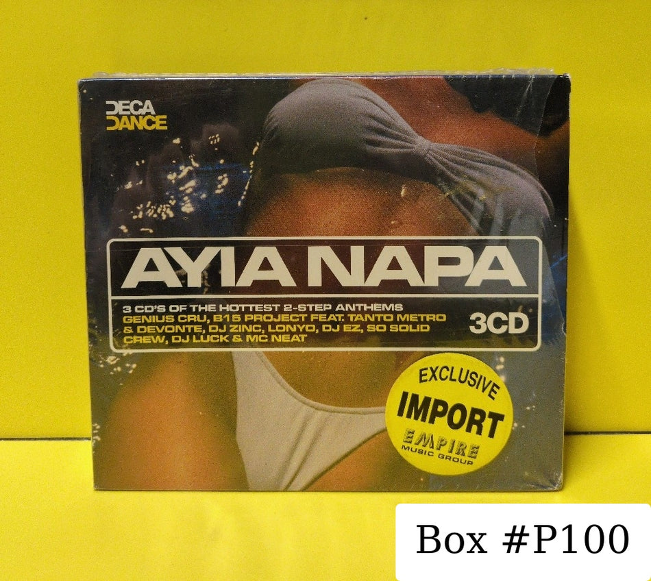 Various - Ayia Napa - 2001 - DECBOX10CD - New - Sealed - CDs - 3xCD Box Set - UK Import