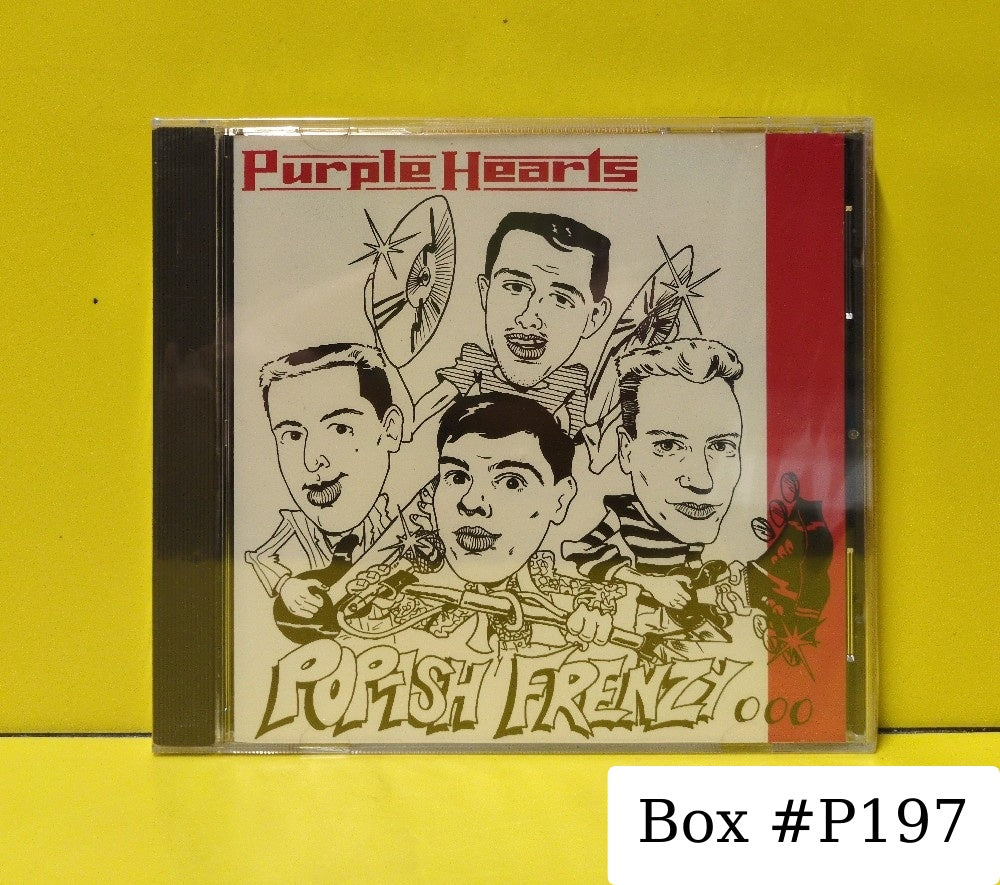 Purple Hearts - Pop-ish Frenzy... - 1993 - PIPCD 043 - New - Sealed - CDs - Reissue - UK Import