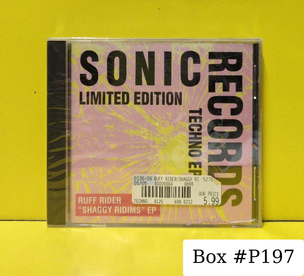 Ruff Rider - Shaggy Ridims EP - 1993 - SEP-004-2 - New - Sealed - CDs - Limited Edition