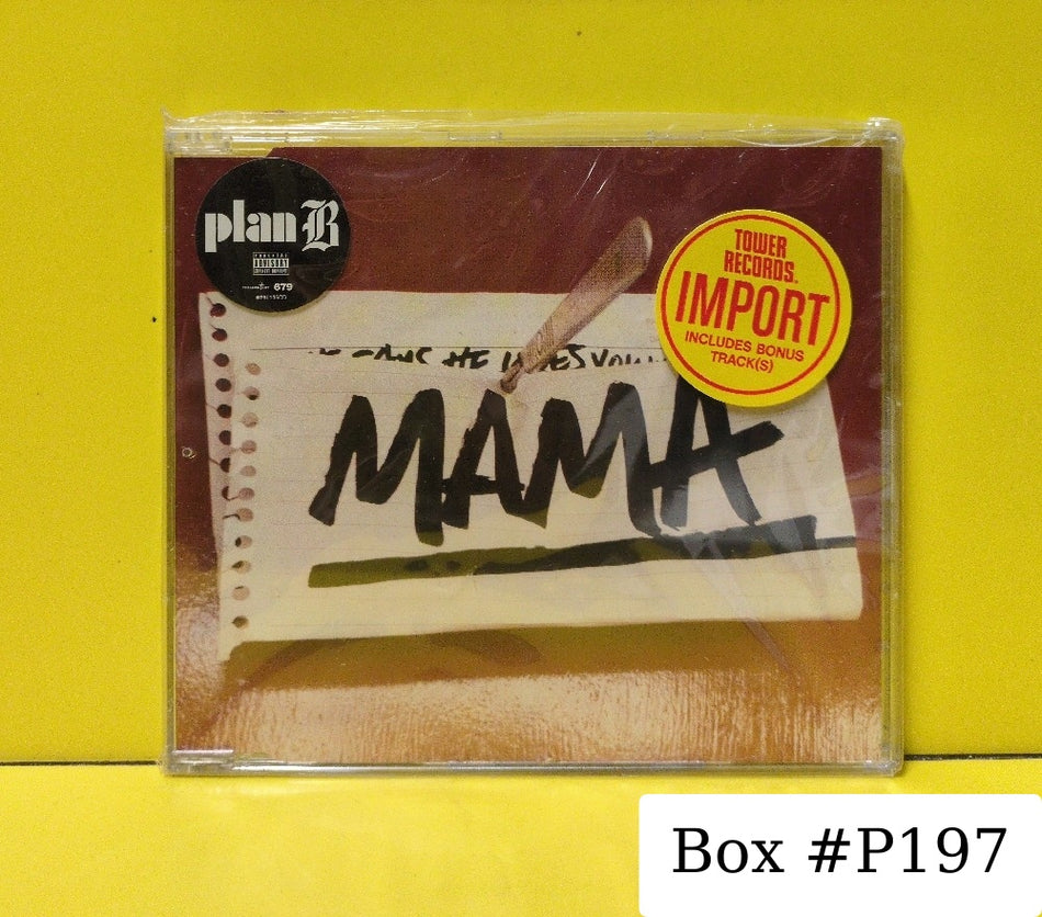Plan B - Mama - 2006 - 679L135CD - New - Sealed - CDs - CD Single - UK Import