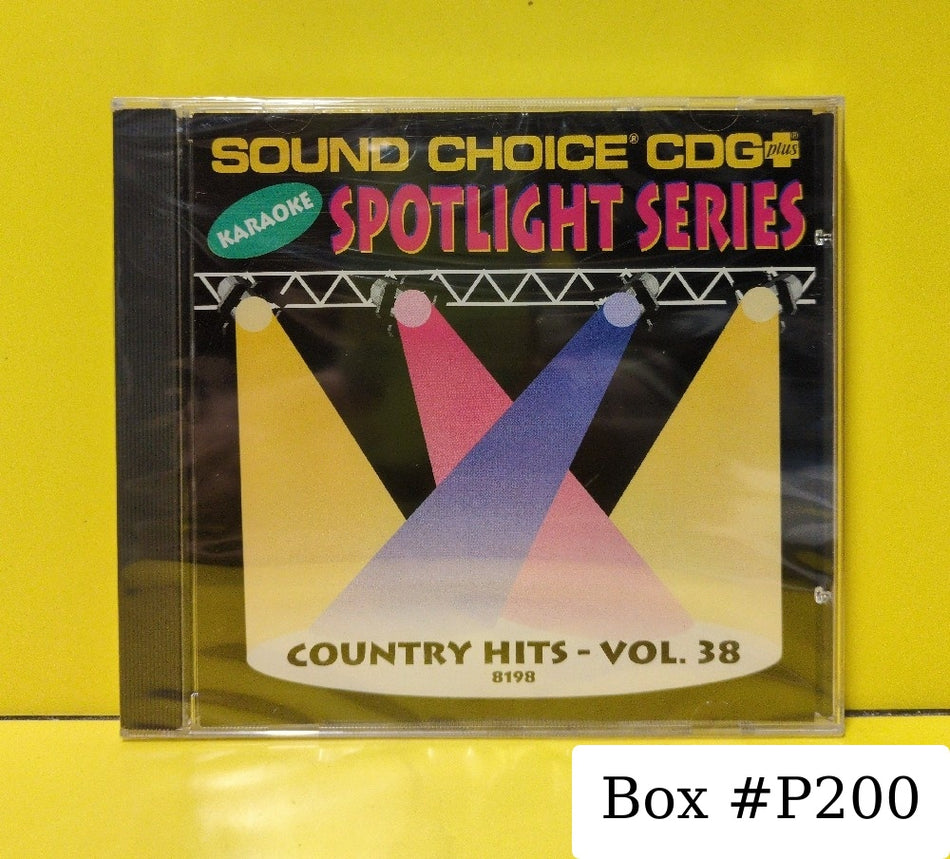 Unknown Artist - Country Hits - Vol. 38 - 8198 - New - Sealed - CDs - Karaoke Spotlight Series