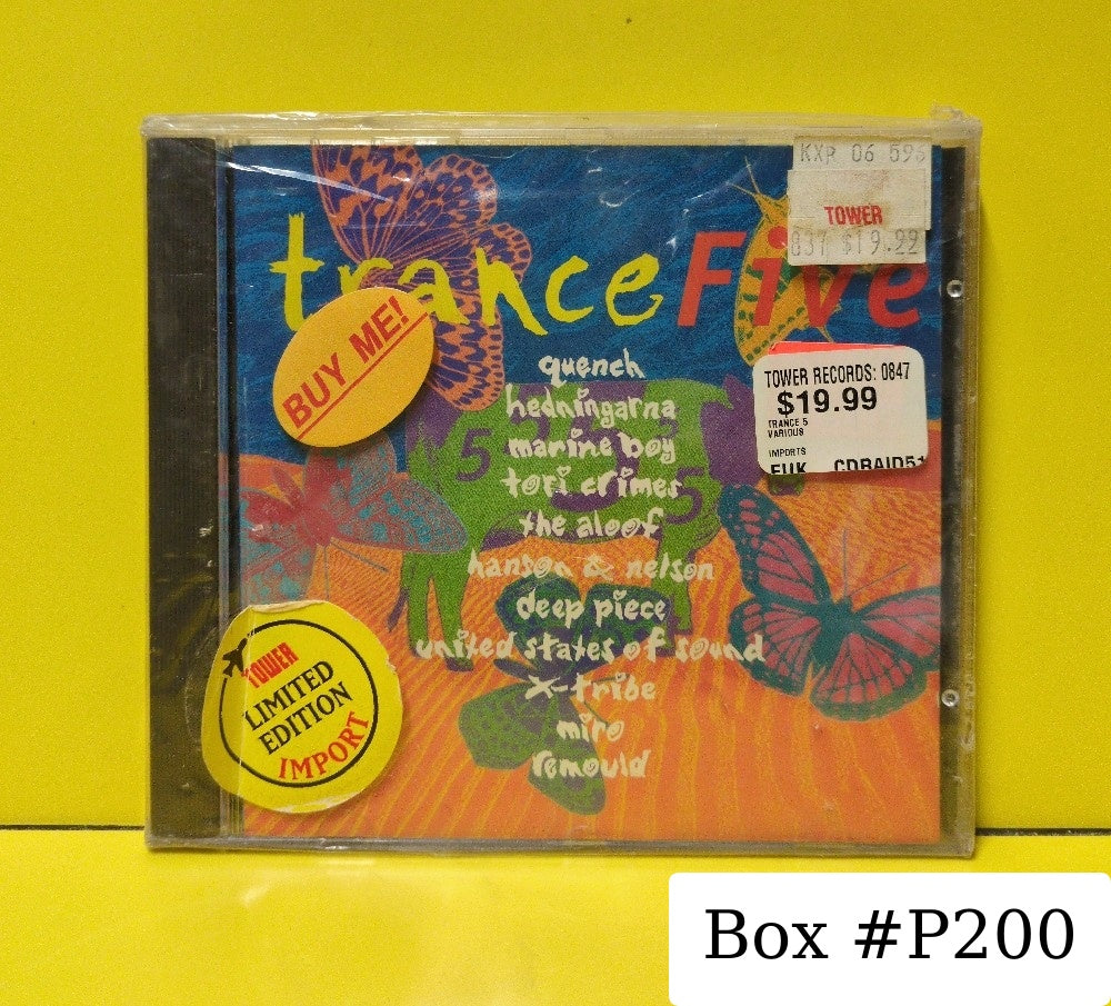 Various - Trance Five - 1994 - CDRAID 515 - New - Sealed - CDs - UK Import