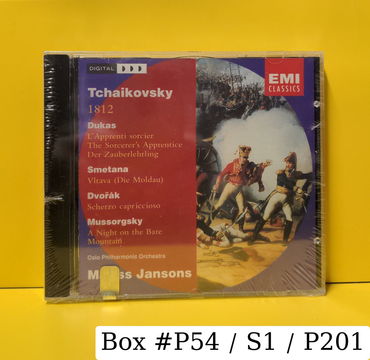 Tchaikovsky, Mariss Jansons, Oslo Philharmonic Orchestra  - 1812 Etc. - 1992 - CDD 7 64291 2 New - Sealed - CDs