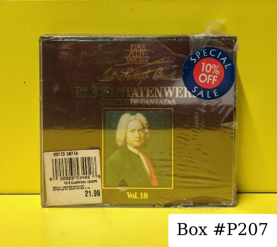 Joh. Sebast. Bach - Das Kantatenwerk = Complete Cantatas; Vol. 18 - 1989 - 8.35340 ZL - New - Sealed - CDs - 2xCD Set - European Import