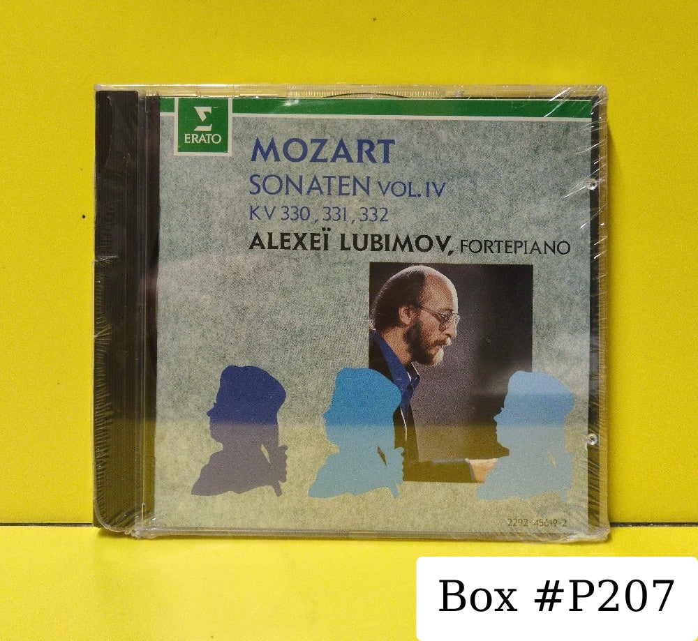 Mozart, Alexei Lubimov - Sonaten Vol. IV • KV 330, 331, 332 - 1991 - 2292-45619-2 - New - Sealed - CDs - European Import