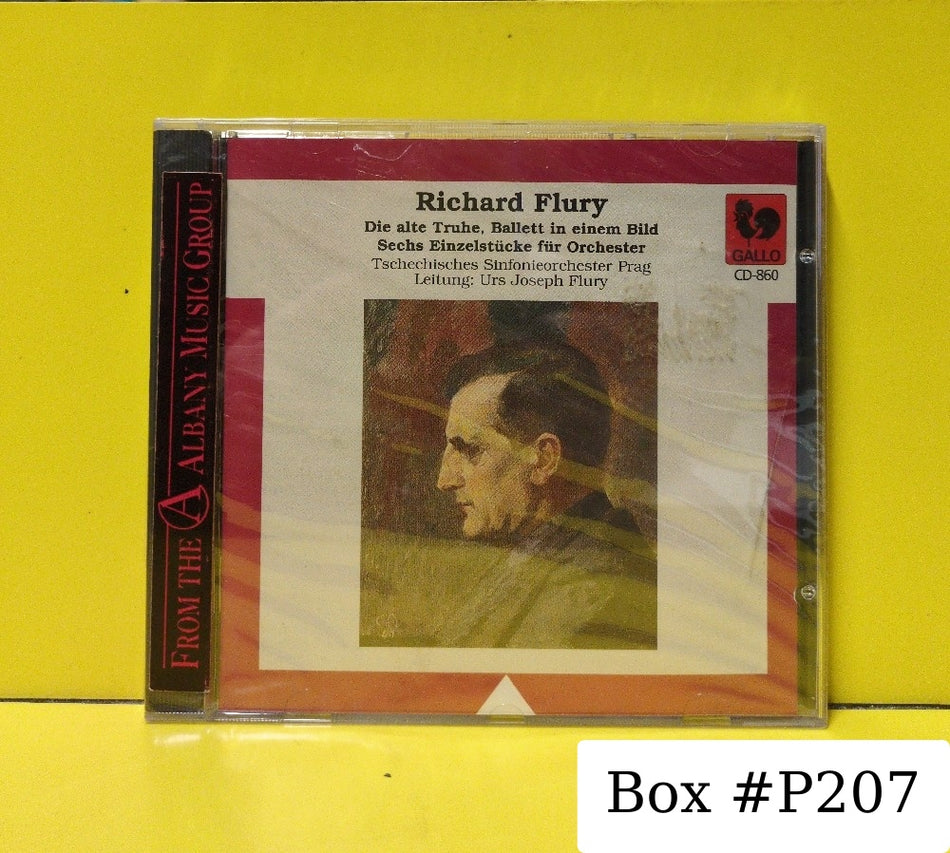 Richard Flury - Die Alte Truhe • Sechs Einzelstucke Fur Orchester - 1995 - CD-860 - New - Sealed - CDs - Switzerland Import