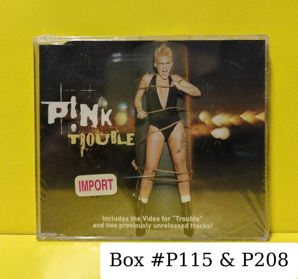 P!NK - Trouble - 2003 - 82876567862 - New - Sealed - CDs - CD Single - Australian Import