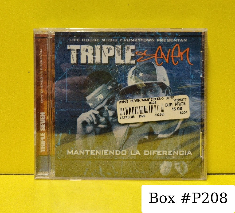 Triple Seven - Manteniendo La Diferencia - 2004 - 10304 - New - Sealed - CDs - Puerto Rican Import