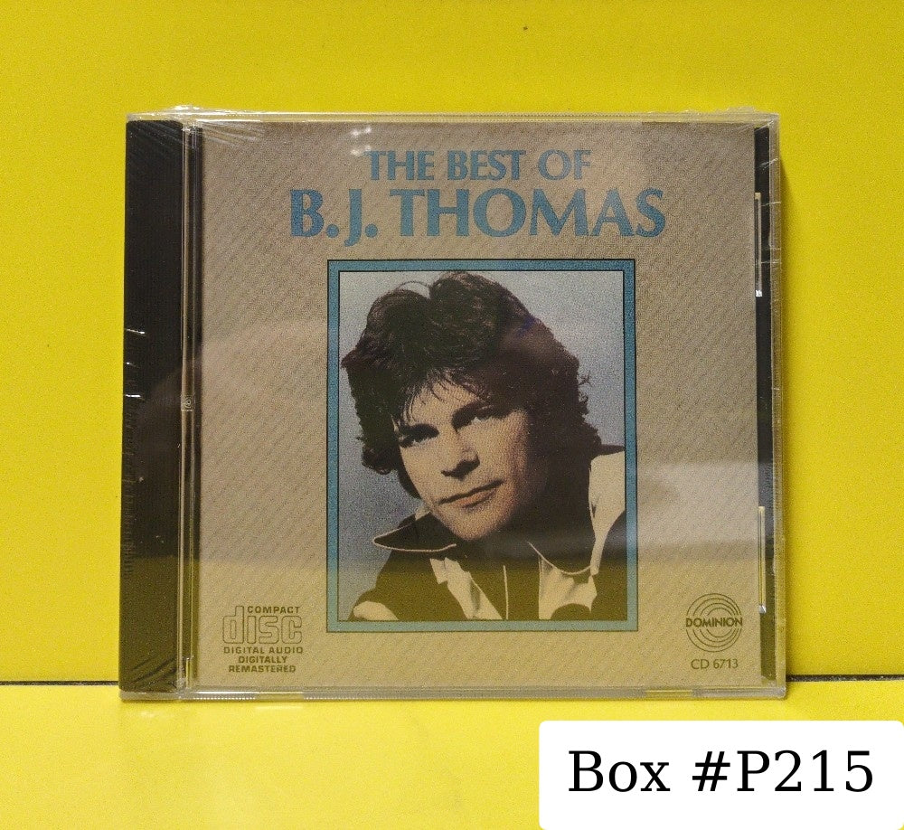 B.J. Thomas - The Best Of B.J. Thomas - 1987 - CD6713 - New - Sealed - CDs - Canadian Import