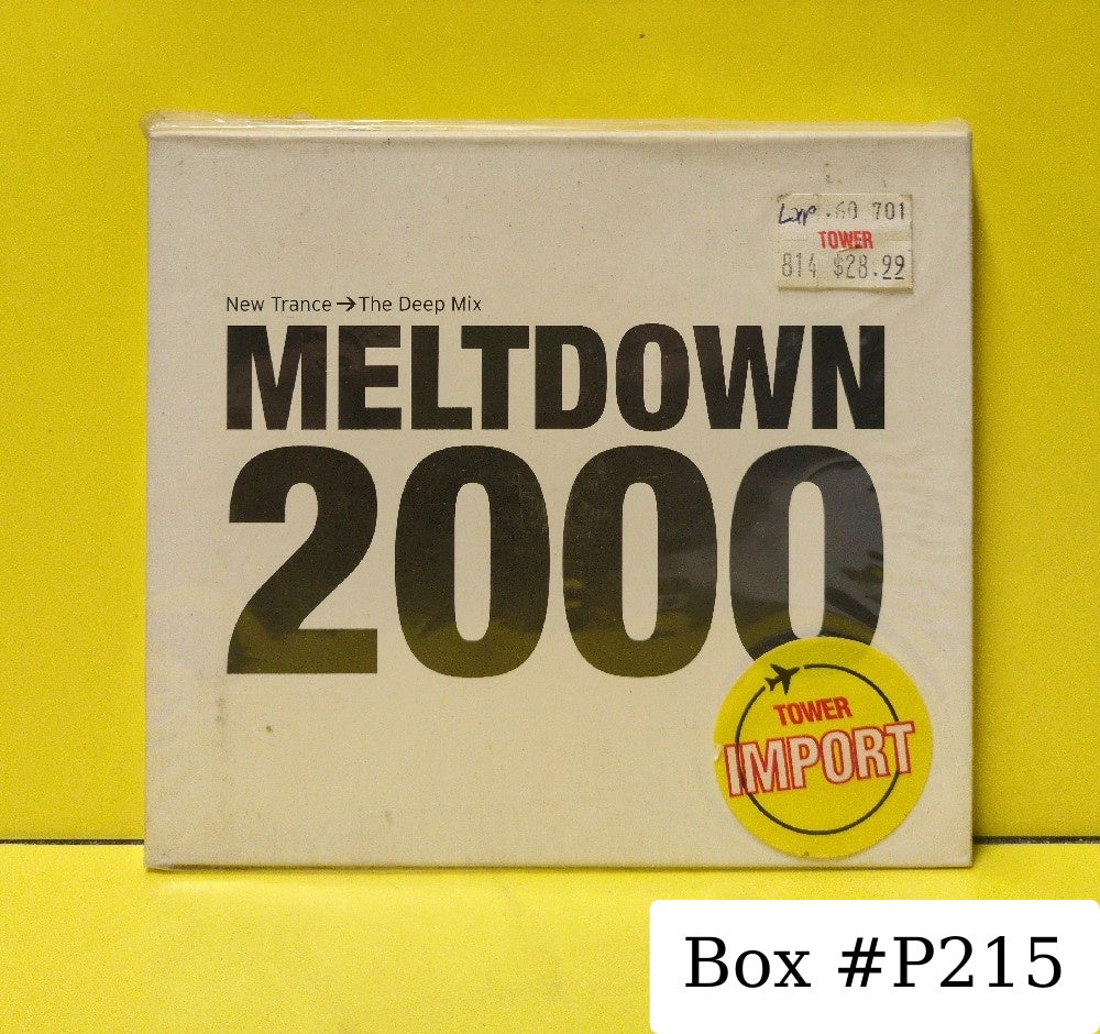 Various - Meltdown 2000: New Trance - 2000 - VTDCDX 301 - New - Sealed - CDs - 2xCD Set - UK Import - W/ Slipcase