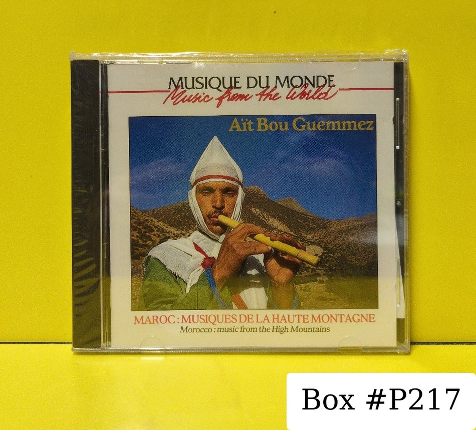 Aït Bou Guemmez - Maroc: Musiques De La Haute Montagne = Morocco: Music From The High Mountains - 1993 - 92580-2 - New - Sealed - CDs - France Import