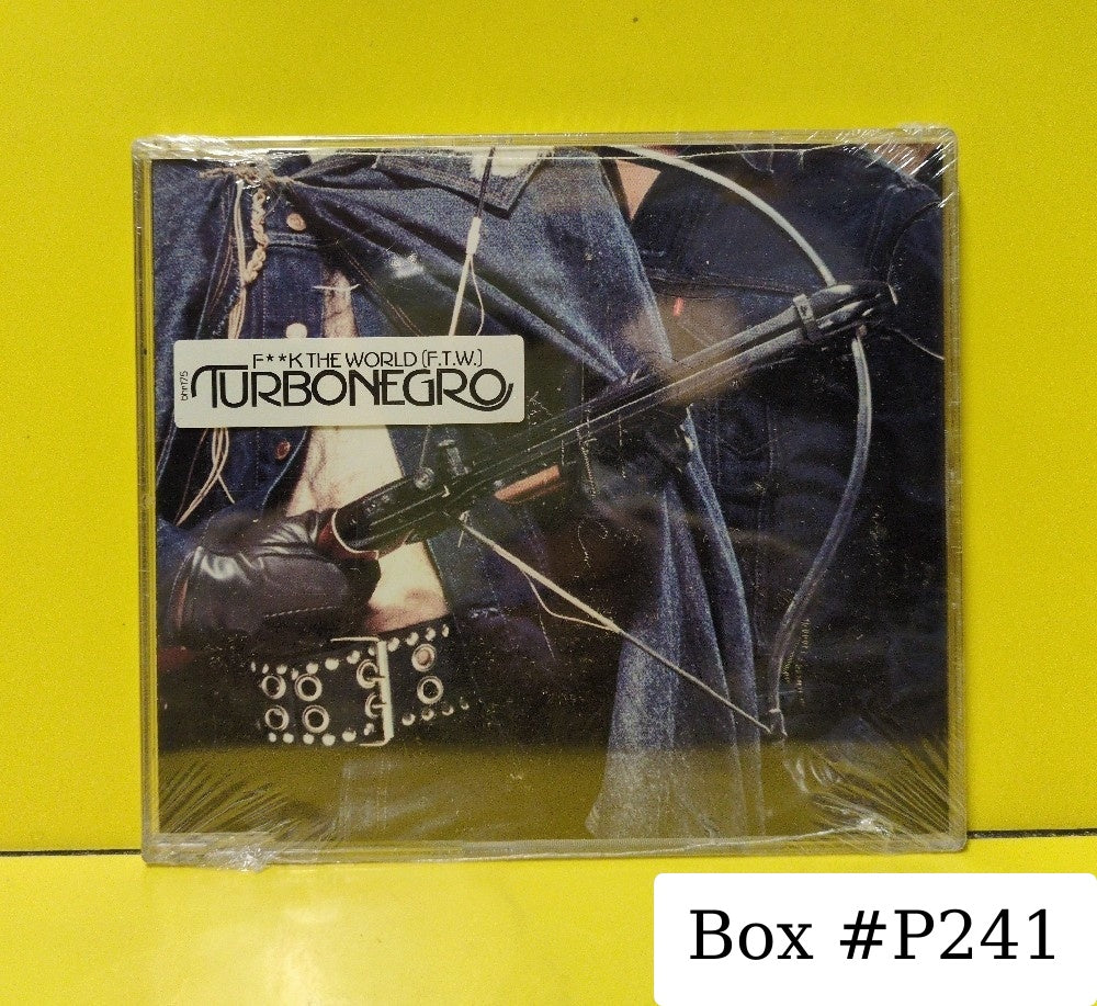 Turbonegro - F**k The World (F.T.W.) - 2003 - BHR 175 - New - Sealed - CDs - CD Single - European Import