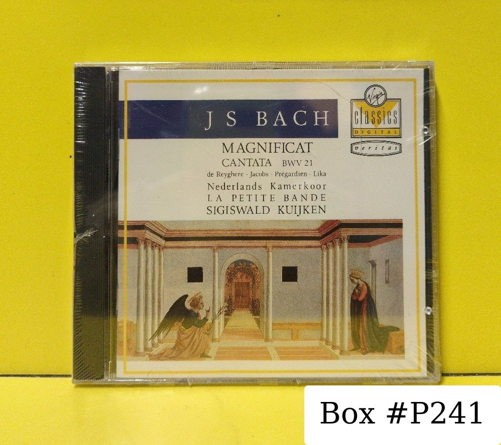 J S Bach / De Reyghere, Jacobs, Pregardien, Lika, Nederlands Kamerkoor, La Petite Bande, Sigiswald Kuijken - Magnificat Cantata BWV 21 - 0777 7595282 7 - New - Sealed - CDs - European Import