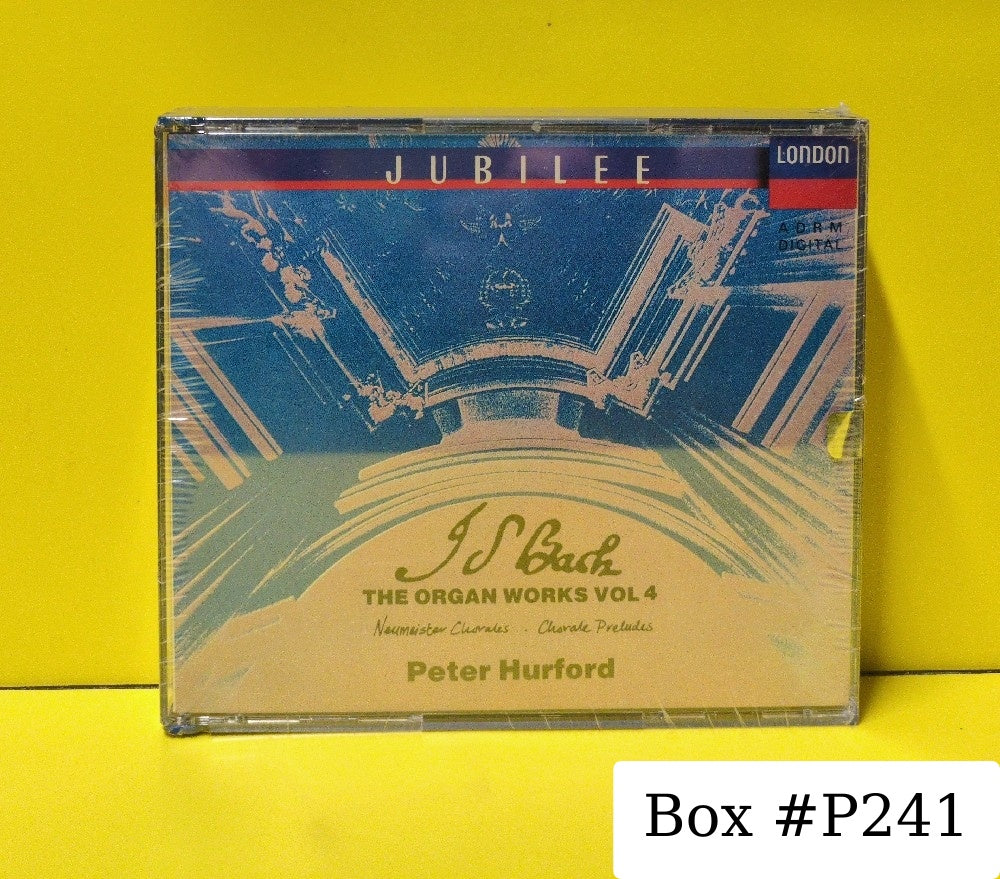J.S. Bach, Peter Hurford - The Organ Works Vol 4 - 1990 - 421 621-2 - New - Sealed - CDs - 3xCD Set