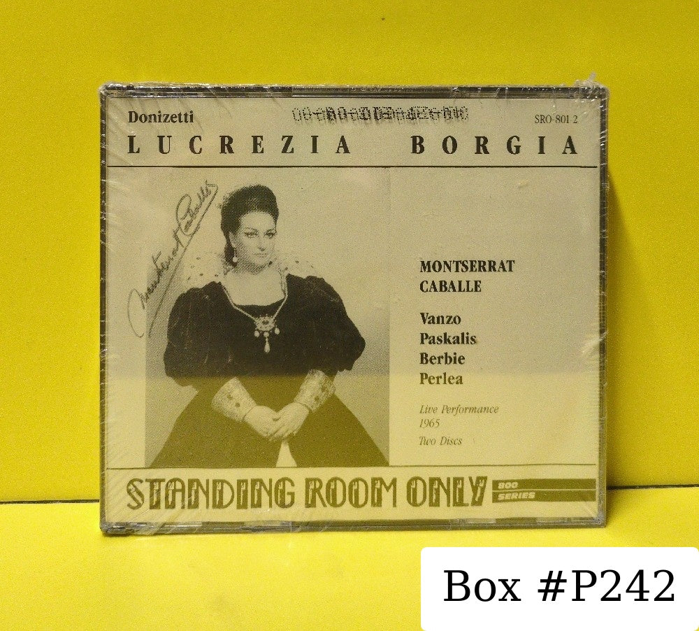 Donizetti - Montserrat Caballe, Vanzo, Paskalis, Berbie, Perlea - Lucrezia Borgia - SRO-801-2 - New - Sealed - CDs - 2xCD Set - Reissue - Remastered
