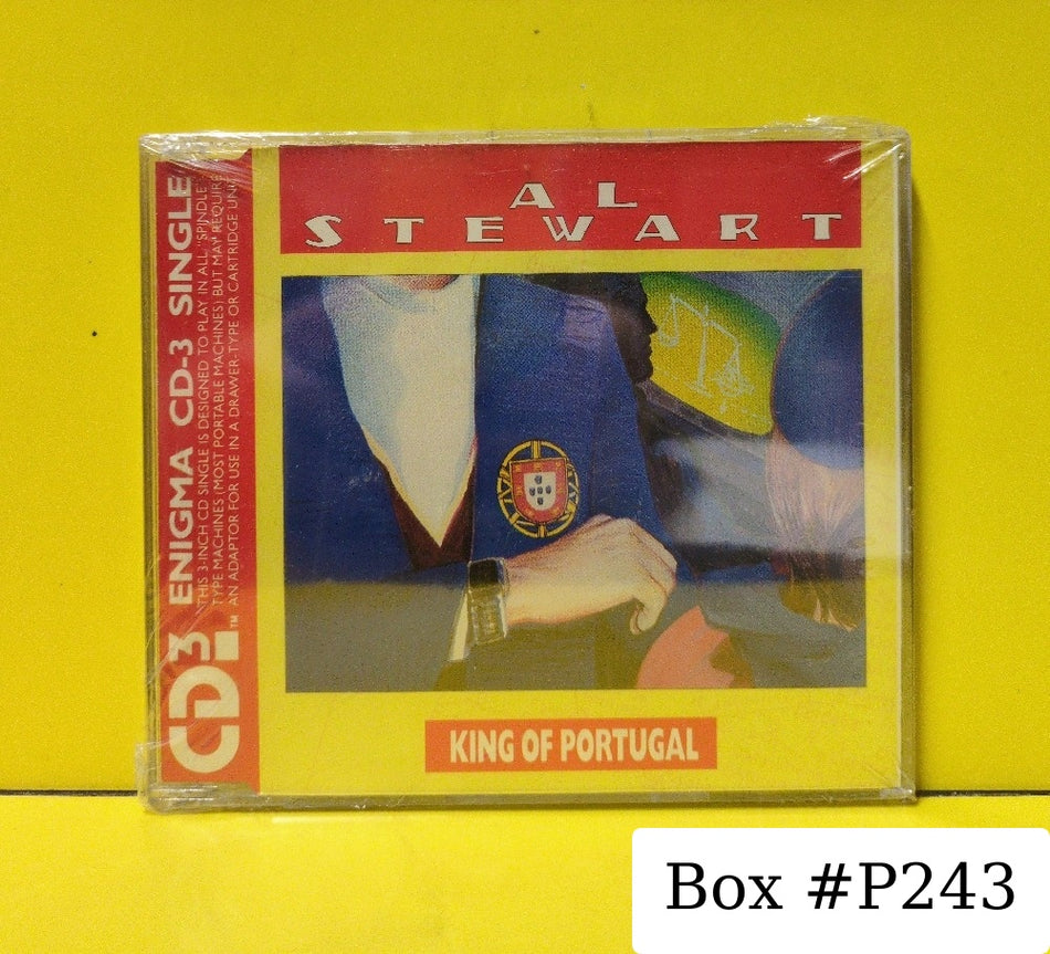 Al Stewart - King Of Portugal - 1988 - 7 75025-3 - New - Sealed - CDs - 3" CD Single - Canadian Import