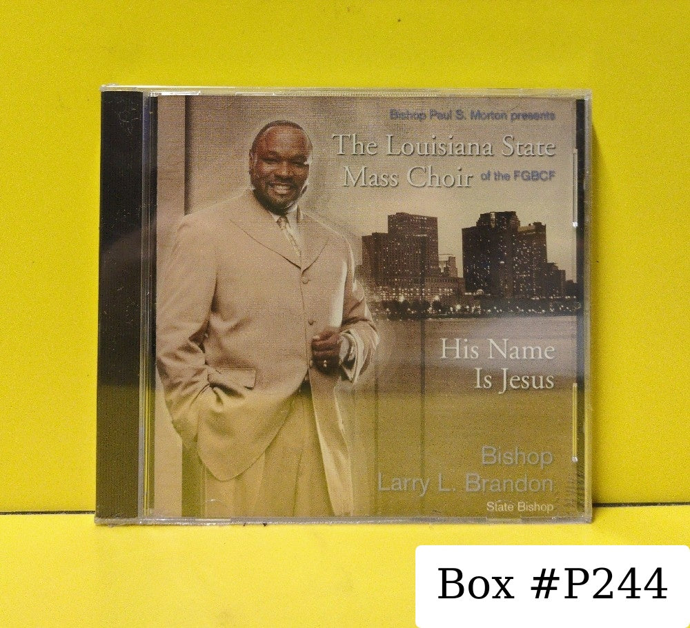 The Louisiana State Mass Choir - His Name Is Jesus - 2004 - 5702 - New - Sealed - CDs