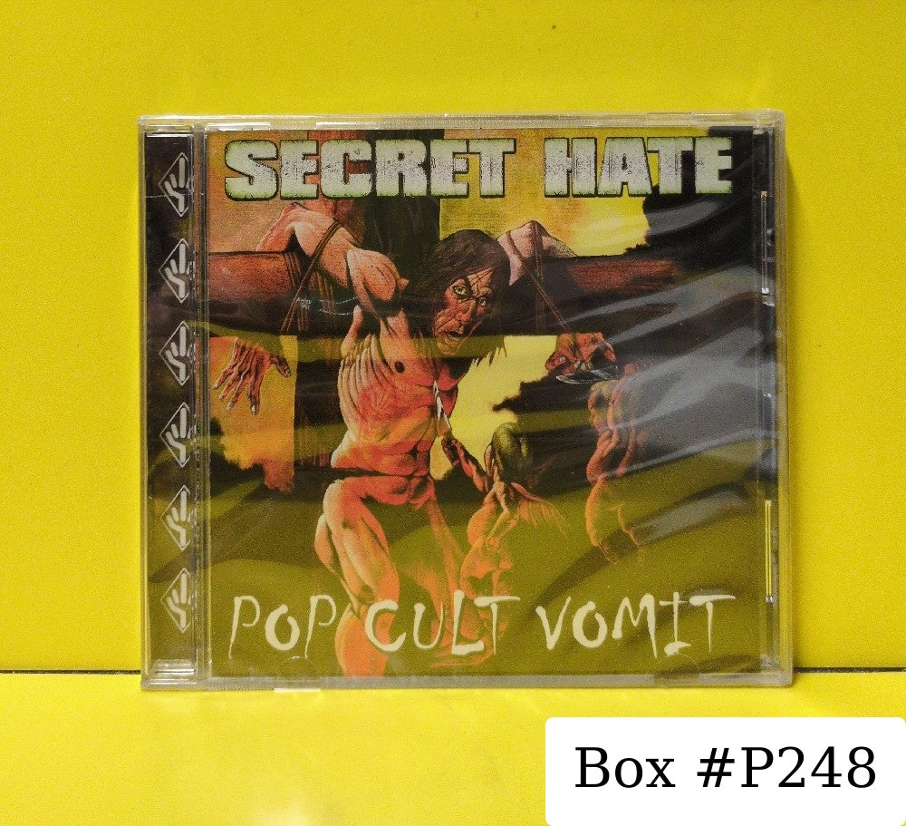 Secret Hate - Pop Cult Vomit - 2000 - CRAS-CD-018 - New - Sealed - CDs
