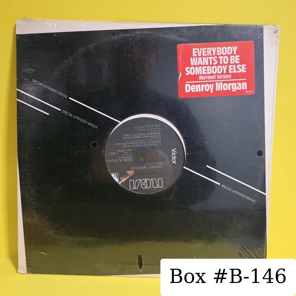 Denroy Morgan - Everybody Wants To Be Somebody Else  - 1984 - PW-14117 - New - Sealed - Vinyl