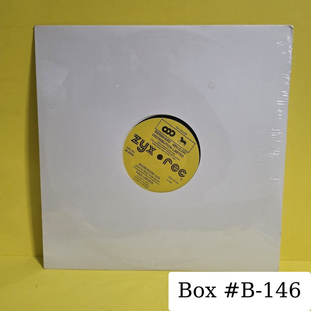 Paul Lekakis - Boom Boom ( Let's Go Back To My Room) - 1986 - ZYX 5571 - New - Sealed - Vinyl