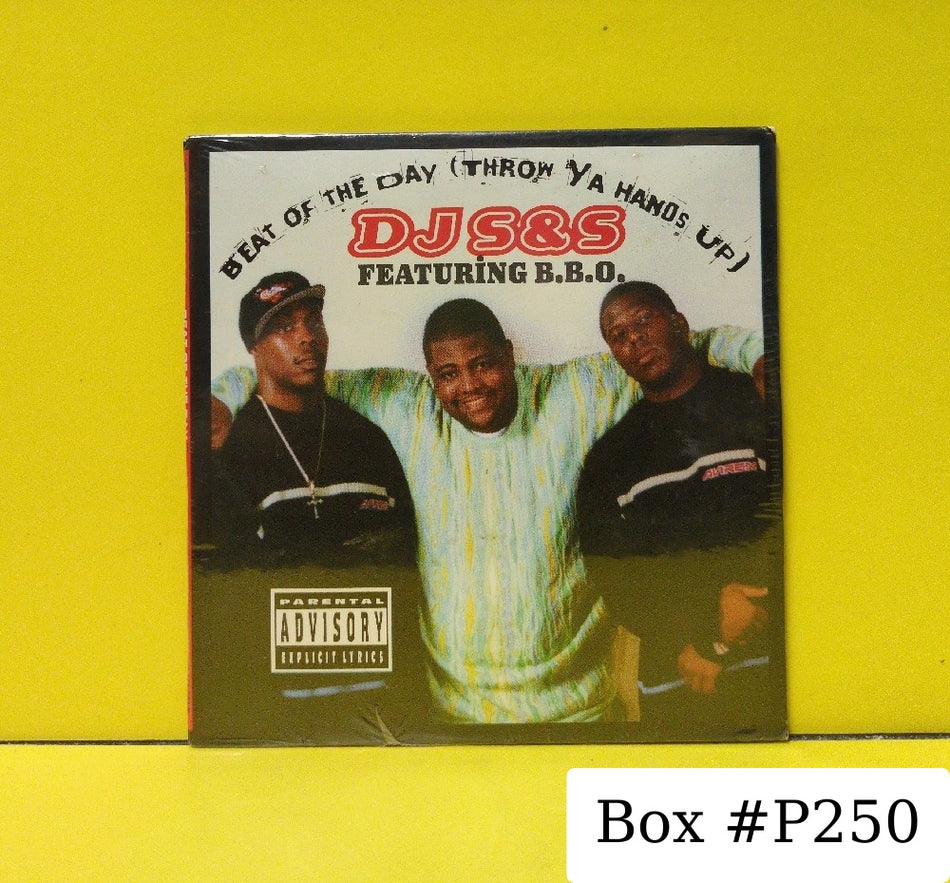 DJ S&S Featuring B.B.O. - Beat Of The Day (Throw Ya Hands Up) - 1998 - 483 371 703-8 - New - Sealed - CDs - CD Single