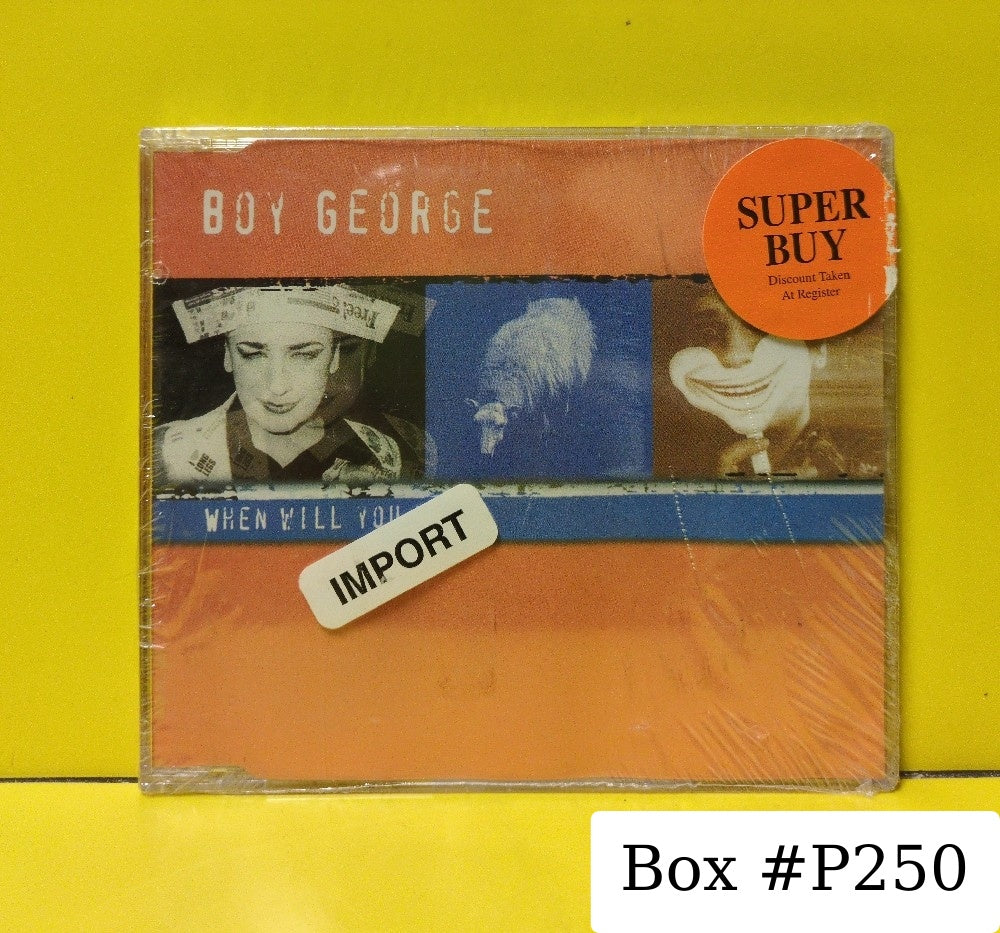 Boy George - When Will You Learn - 1998 - CSR CD5 0276 - New - Sealed - CDs - CD Single - Australia/New Zealand Import